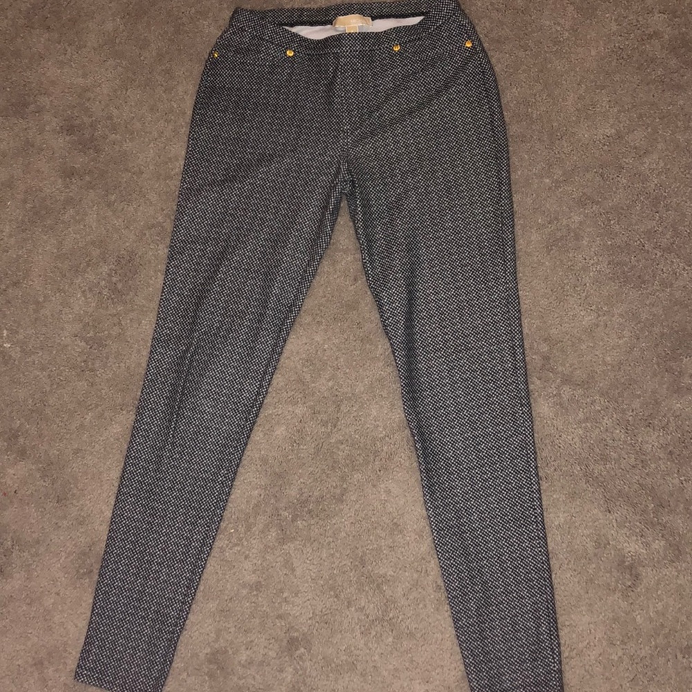 Michael Kors Gray and White Business Pants